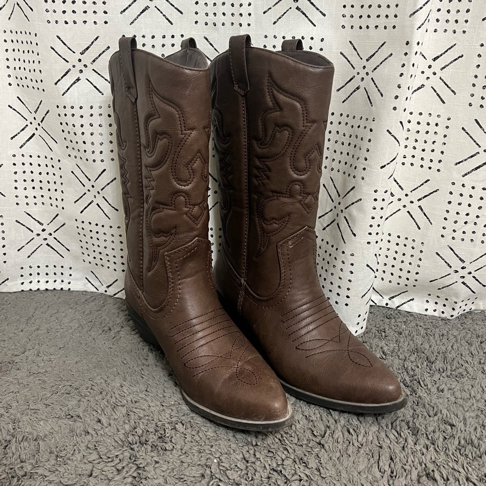 Brown Cowboy Boots